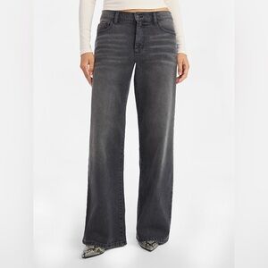 Scoop Low Slung Wide Leg Jeans, Vintage Black Wash, 31” Waist (Sz 4), NWT